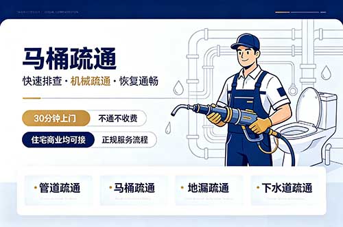 平凉马桶疏通